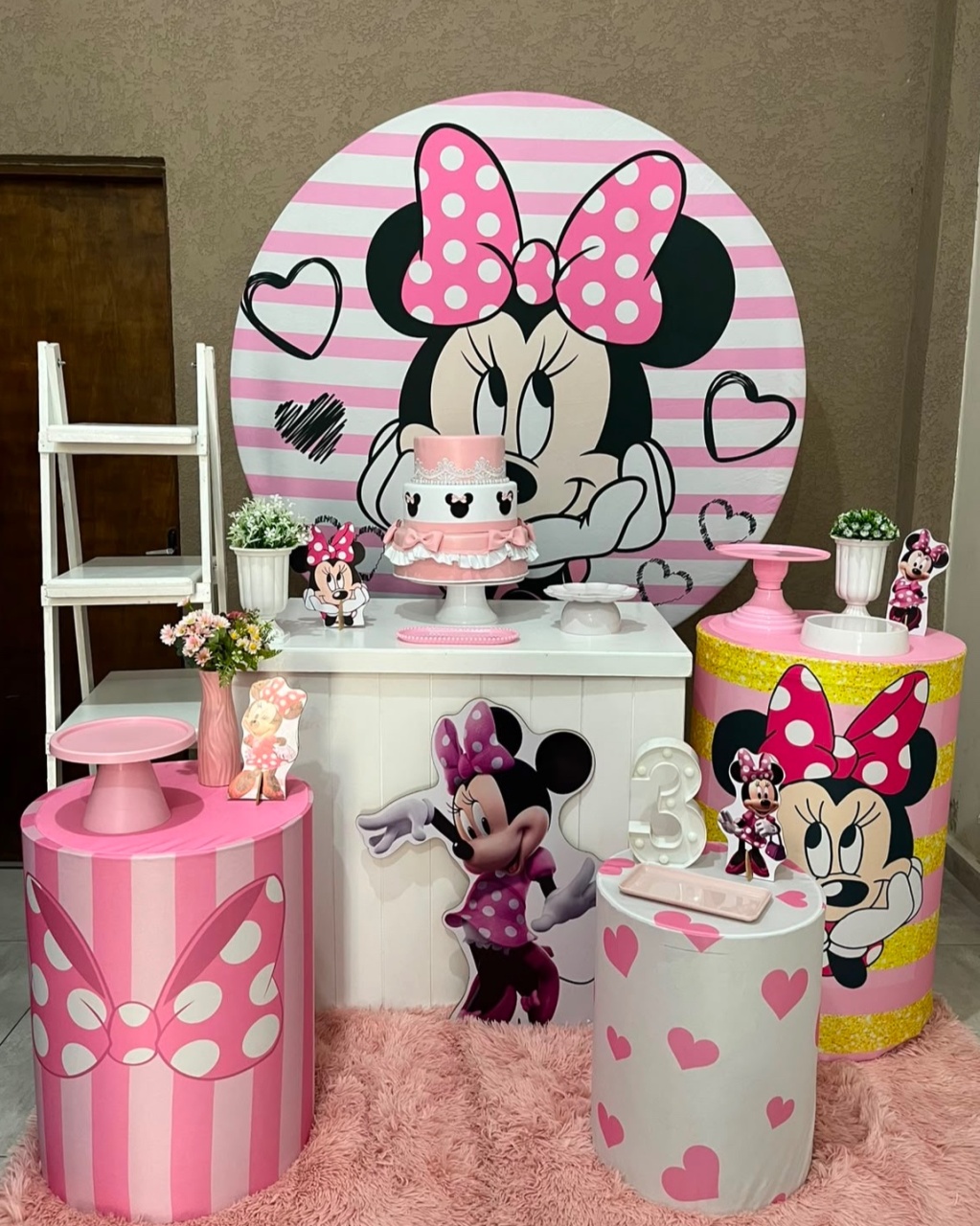 Kit Grande Minnie Cabeça - Jujuba Festa e Cia 