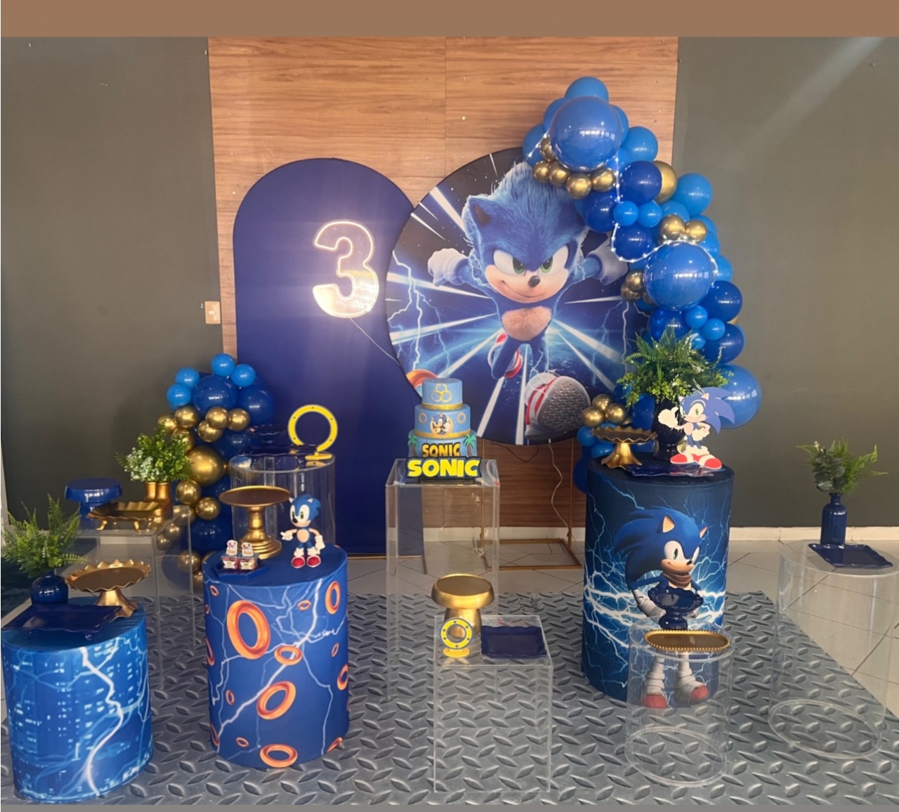 Decoração Completa Prime Sonic  - Jujuba Festa e Cia 