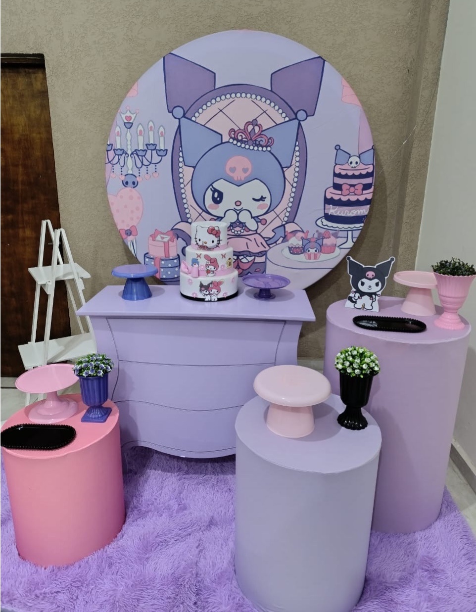 Kit Pm Grande Kuromi - Jujuba Festa e Cia 