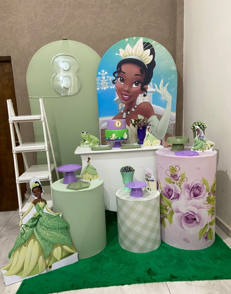 Kit Pm Essencial Princesa Tiana - Jujuba Festa e Cia 