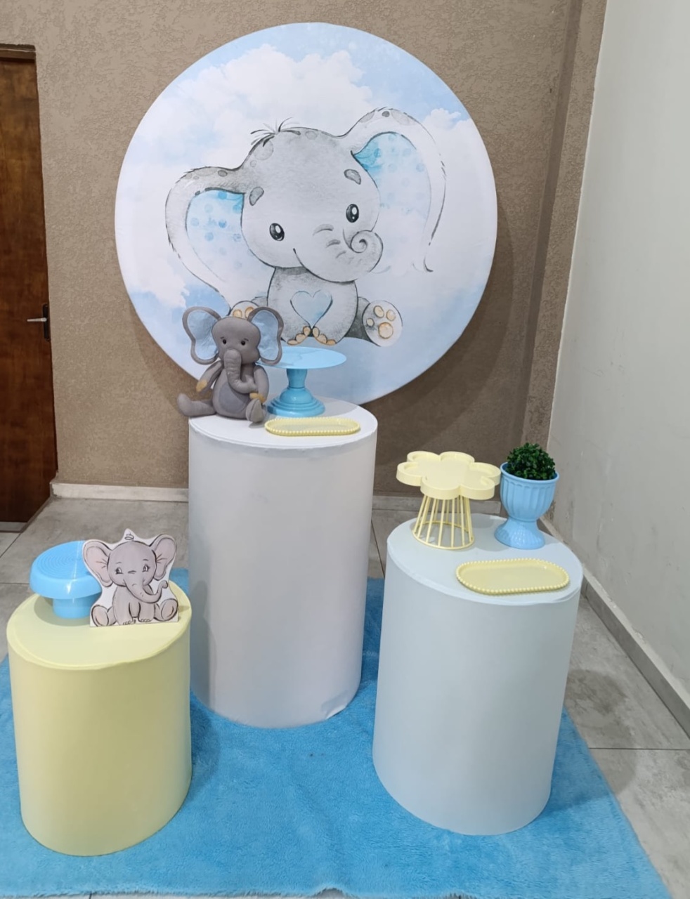 Kit Pm Básico Elefante - Jujuba Festa e Cia 