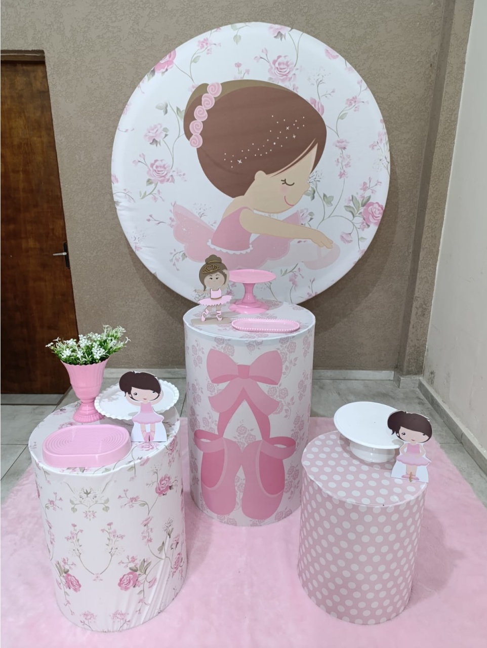 Kit Pm Básico Bailarina - Jujuba Festa e Cia 