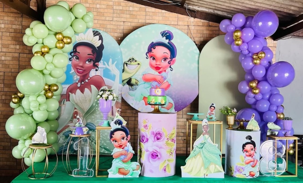 Completa Princesa Tiana Premium - Jujuba Festa e Cia 