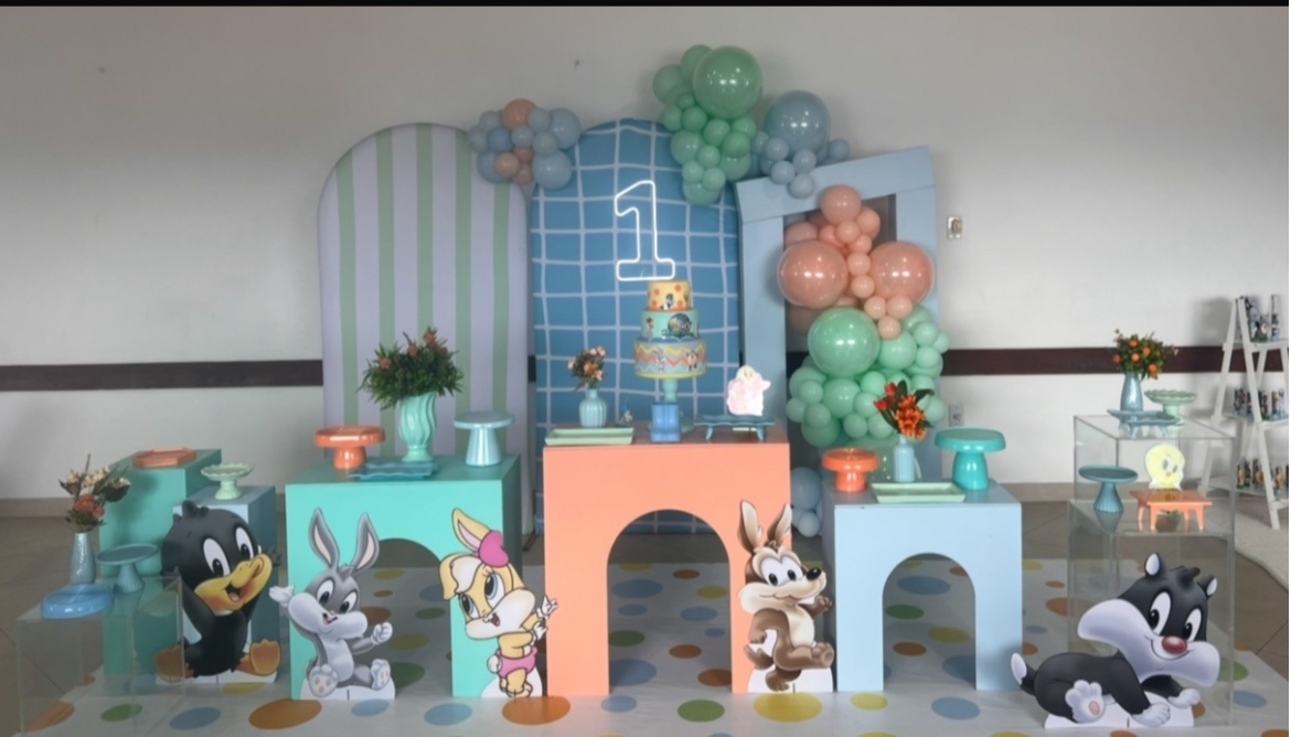 Completa Premium Looney Tunes Baby - Jujuba Festa e Cia 