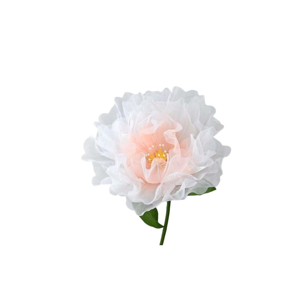 Flor de Organza Gigante - Jujuba Festa e Cia 