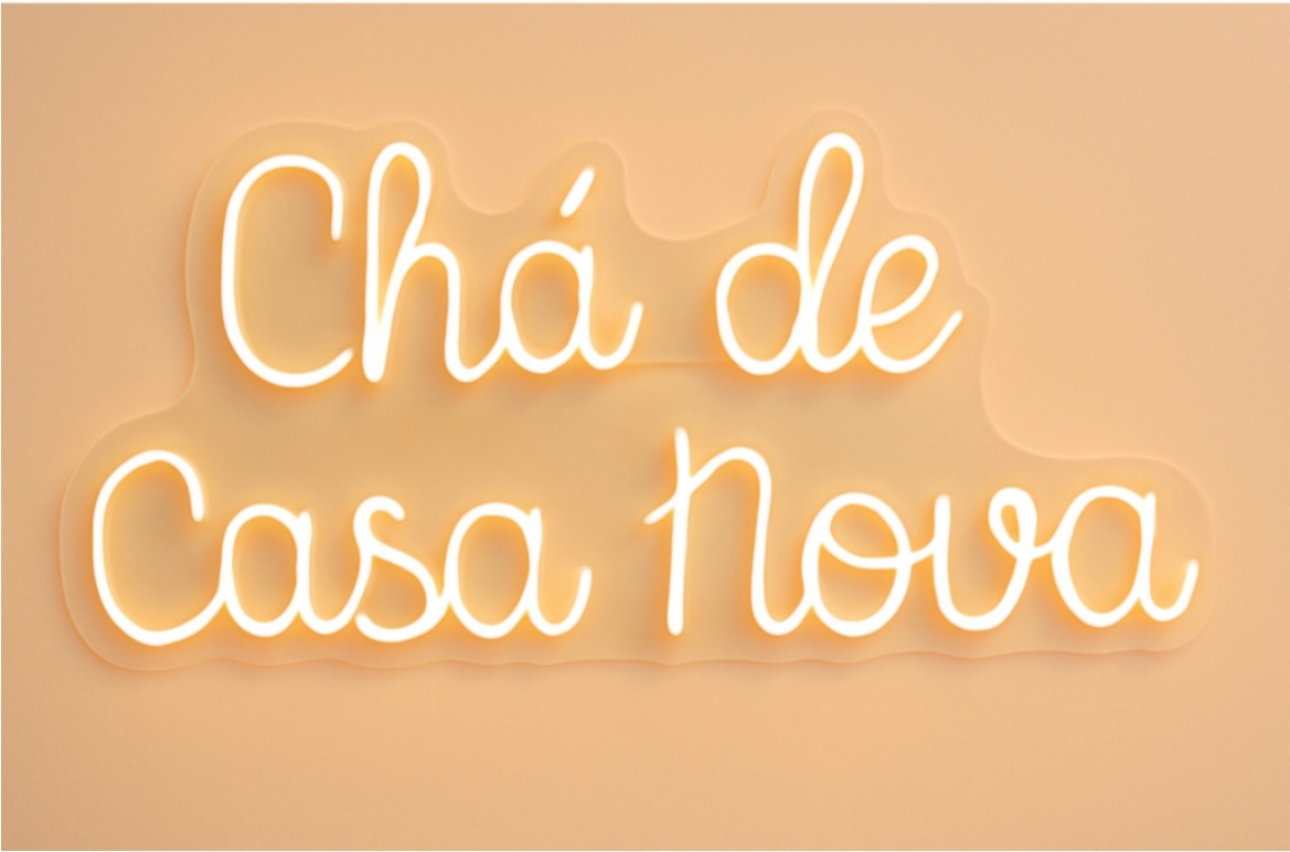 Led Chá de Casa Nova - Jujuba Festa e Cia 