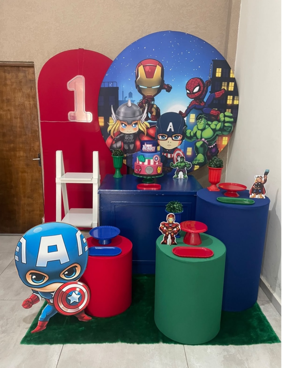 Kit Pm Essencial Vingadores / Heróis Baby - Jujuba Festa e Cia 