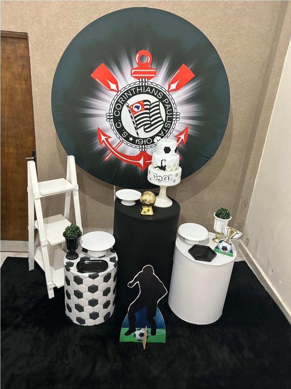 Kit Pm Medio Corinthians - Jujuba Festa e Cia 