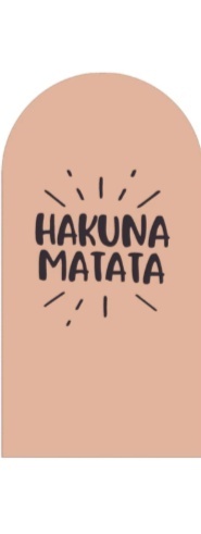Capa Painel Romano Hakuna Matata - Jujuba Festa e Cia 