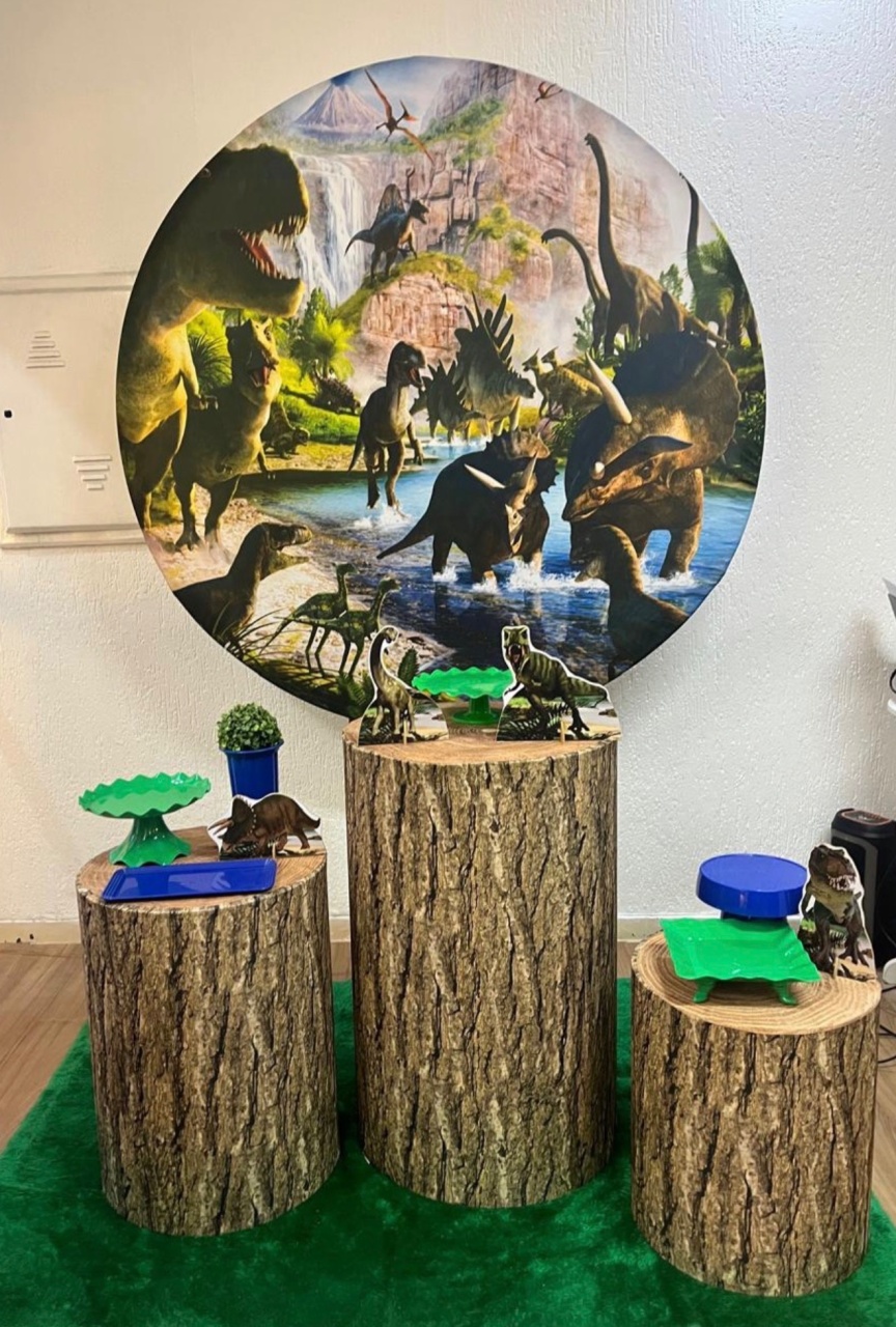 Kit Pm Básico Dinossauro Jurask - Jujuba Festa e Cia 
