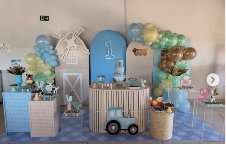 Decoração Completa Fazendinha Vip - Jujuba Festa e Cia 