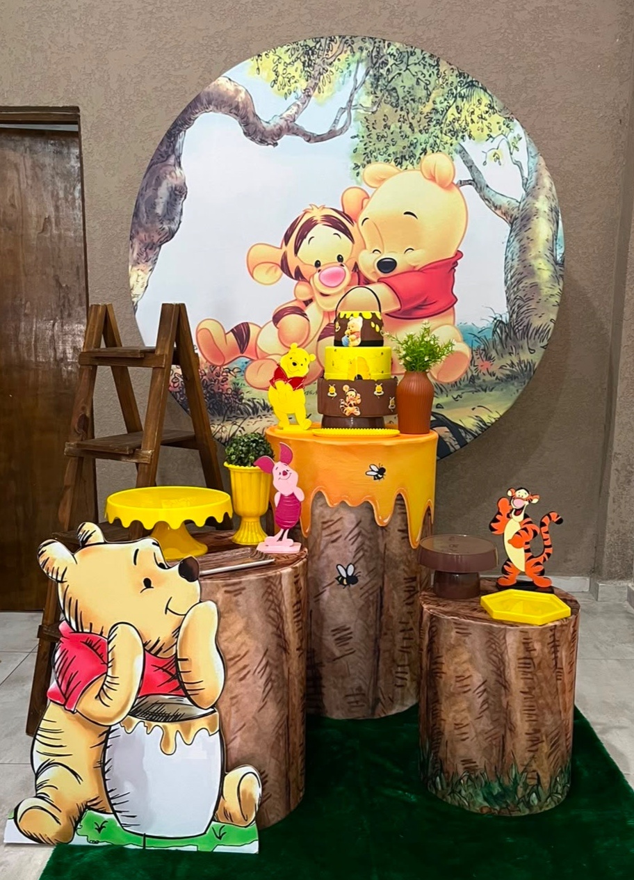 Kit Médio Ursinho Pooh - Jujuba Festa e Cia 