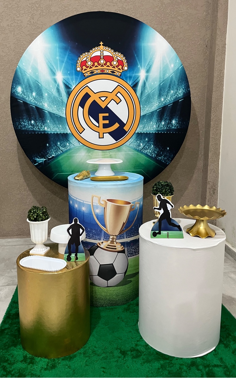 Kit Pm Básico Real Madrid - Jujuba Festa e Cia 
