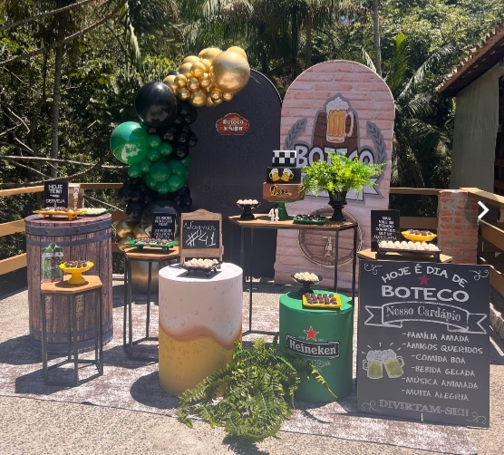 Kit Pm Golden Boteco Romano - Jujuba Festa e Cia 