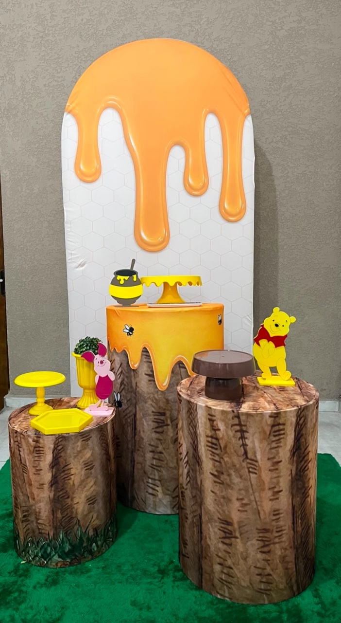 Kit Básico Ursinho Pooh Romano - Jujuba Festa e Cia 