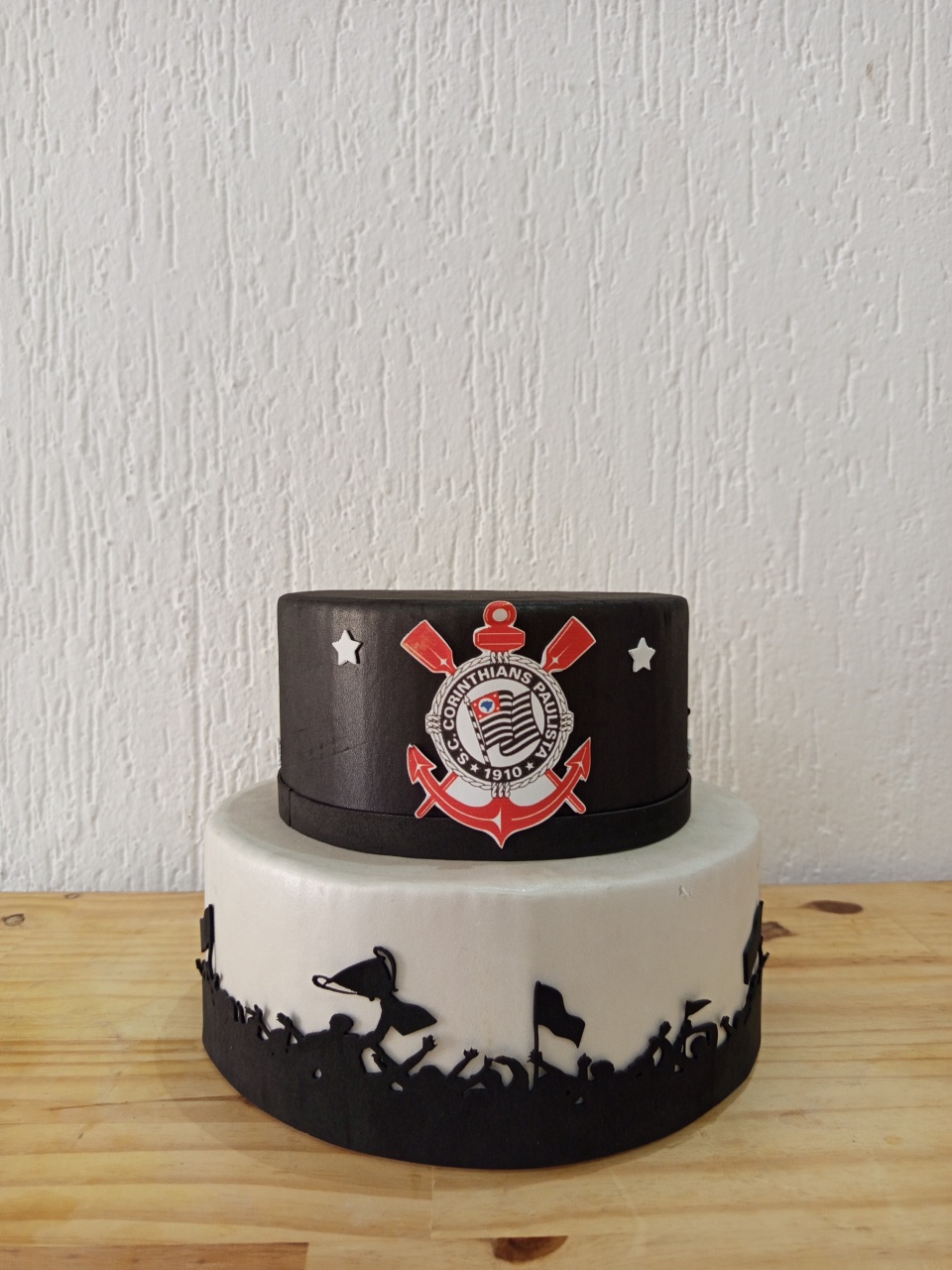 Bolo Fake Corinthians  - Jujuba Festa e Cia 
