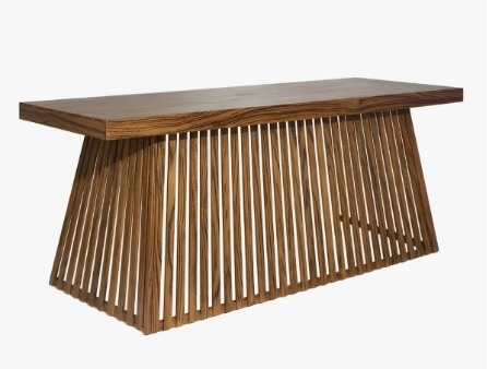Mesa Ripada Rustica - Desmontável  - Jujuba Festa e Cia 