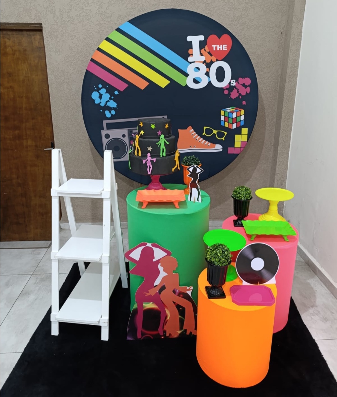 Kit Pm Médio I Love 80 - Jujuba Festa e Cia 