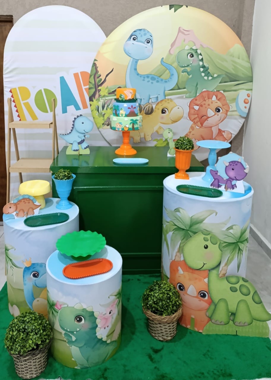 Kit Pm Essencial Dino Baby - Jujuba Festa e Cia 