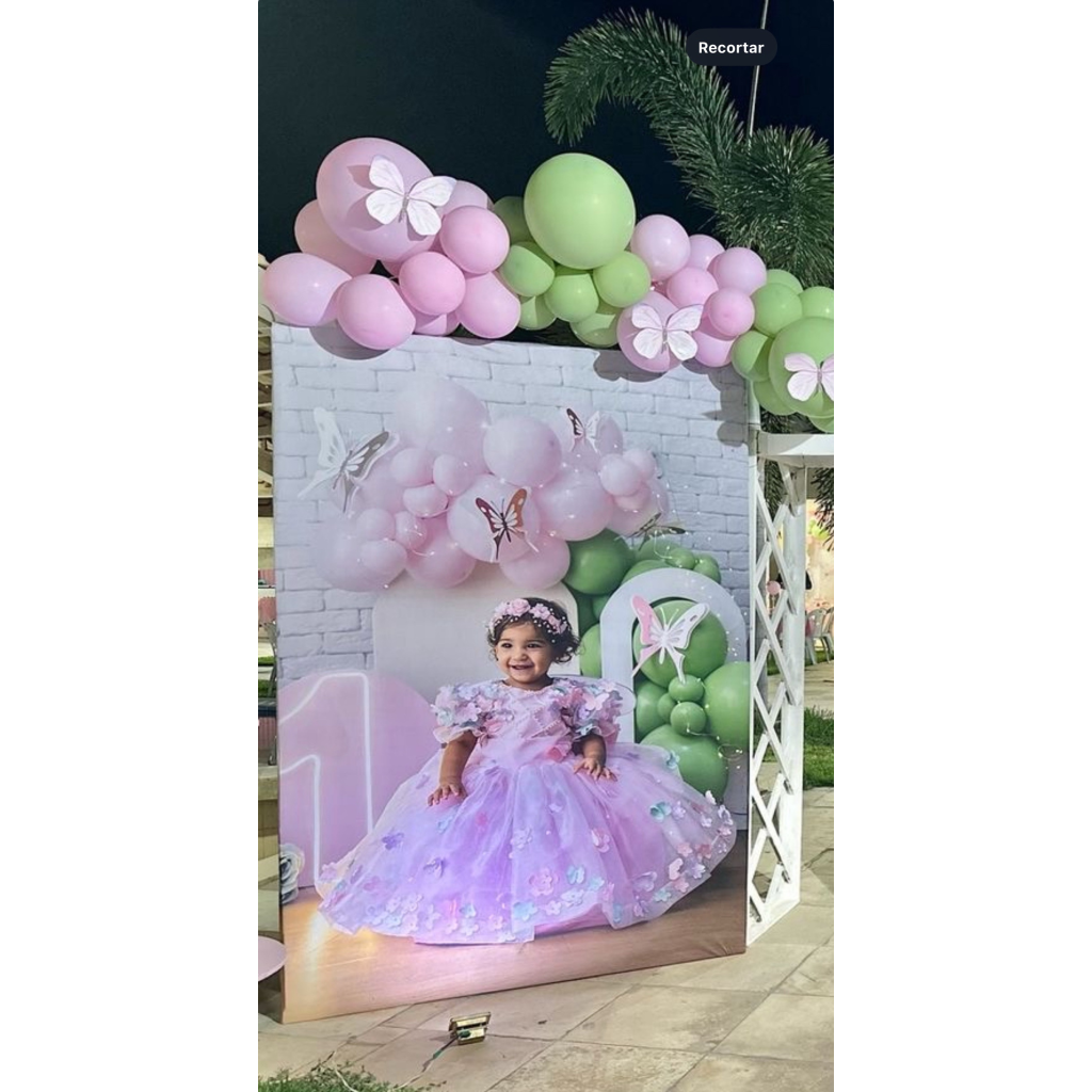 Painel Tecido Retangular Personalizado - 1,50X2,20 - Jujuba Festa e Cia 
