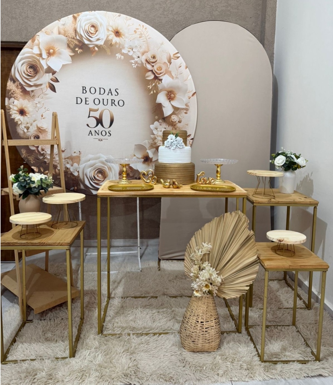 Kit Pm Essencial Bodas de Ouro 50 - Jujuba Festa e Cia 