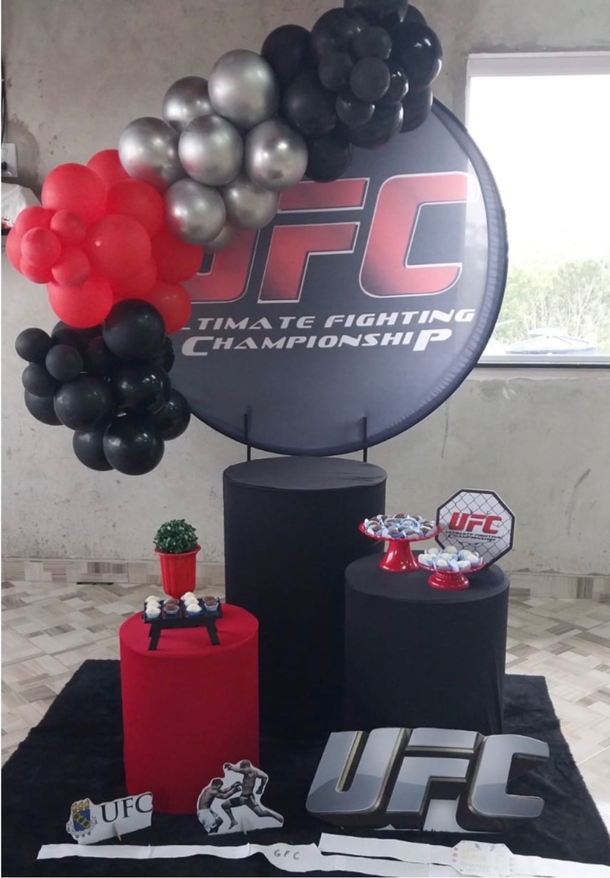 Kit Pm Básico Ufc - Jujuba Festa e Cia 