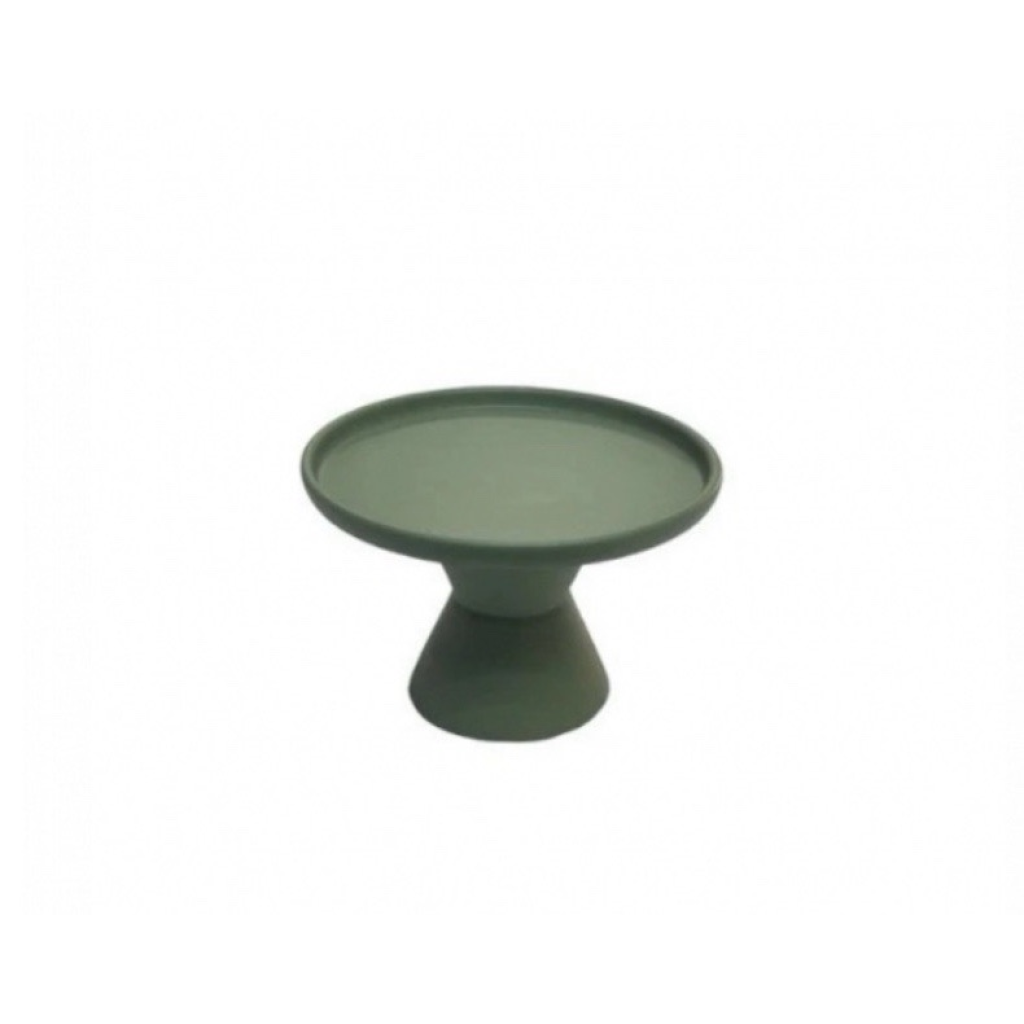 Boleiras Ceramica - Verde Oliva - Jujuba Festa e Cia 