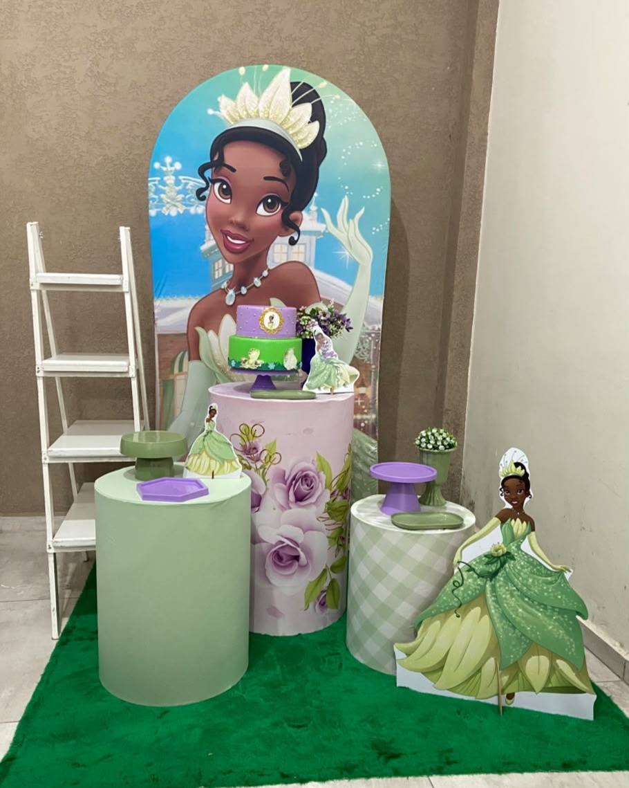 Kit Pm Médio Princesa Tiana - Jujuba Festa e Cia 