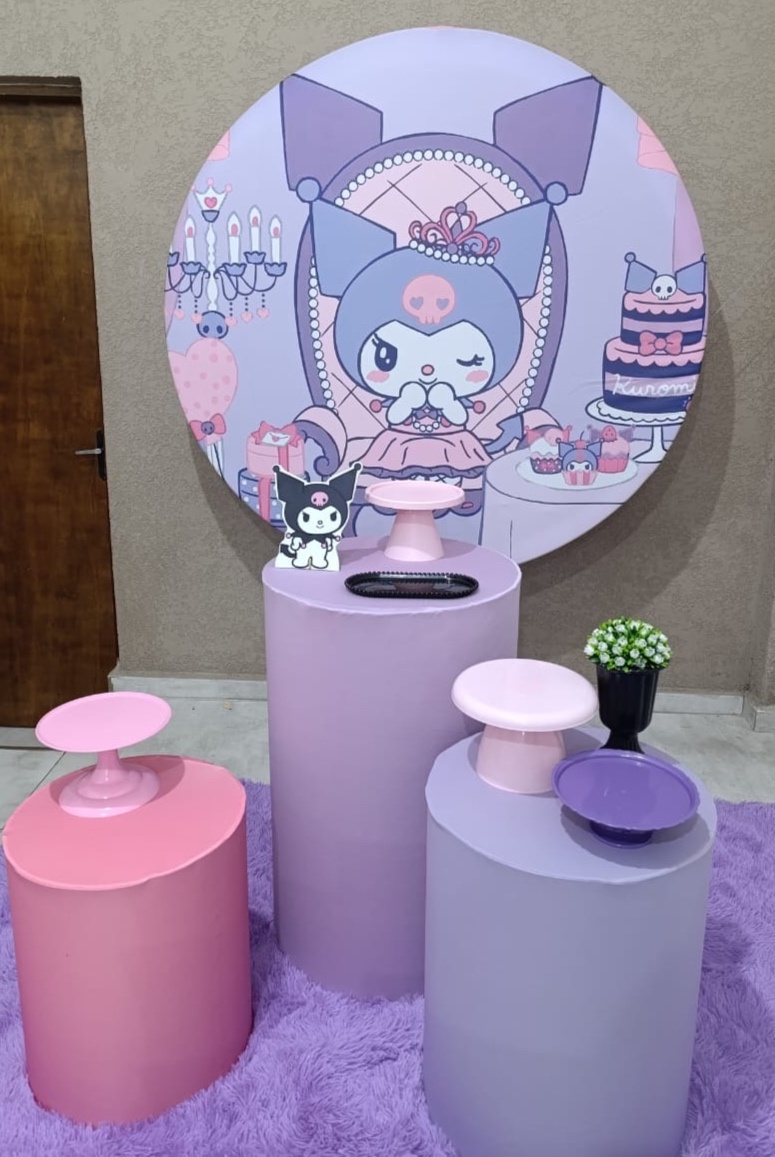 Kit Pm Básico Kuromi (Cópia 1) - Jujuba Festa e Cia 