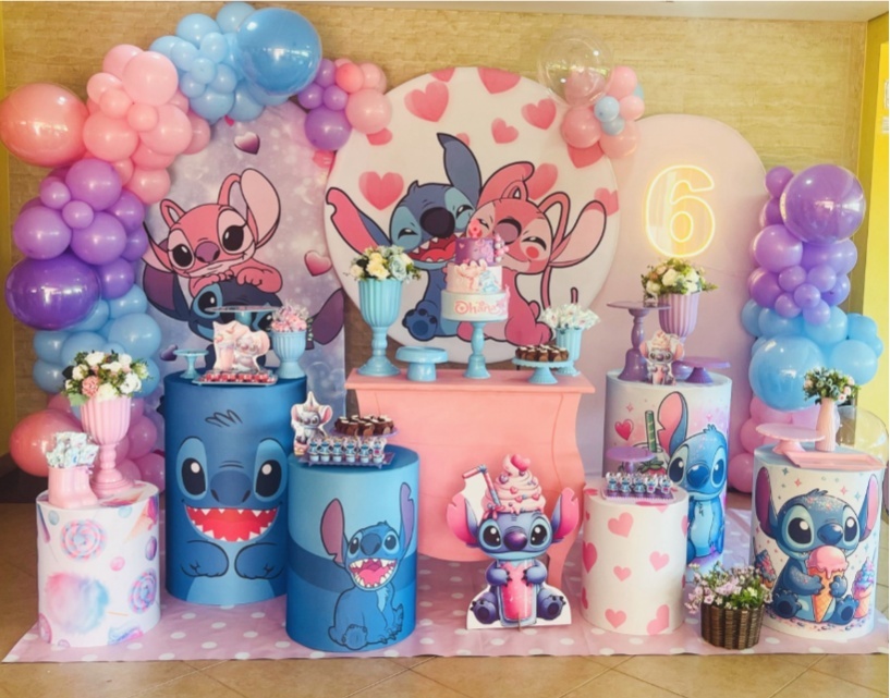 Decoração Completa Stitch - Jujuba Festa e Cia 