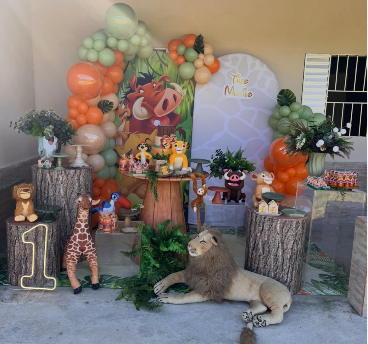 Decoração Prime Rei Leão - Jujuba Festa e Cia 