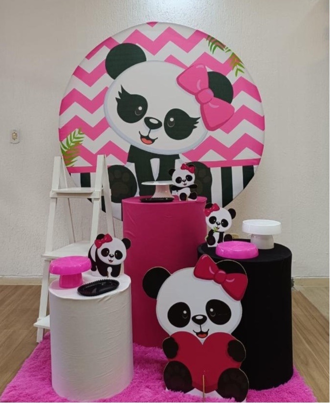 Kit Pm Medio Panda - Jujuba Festa e Cia 