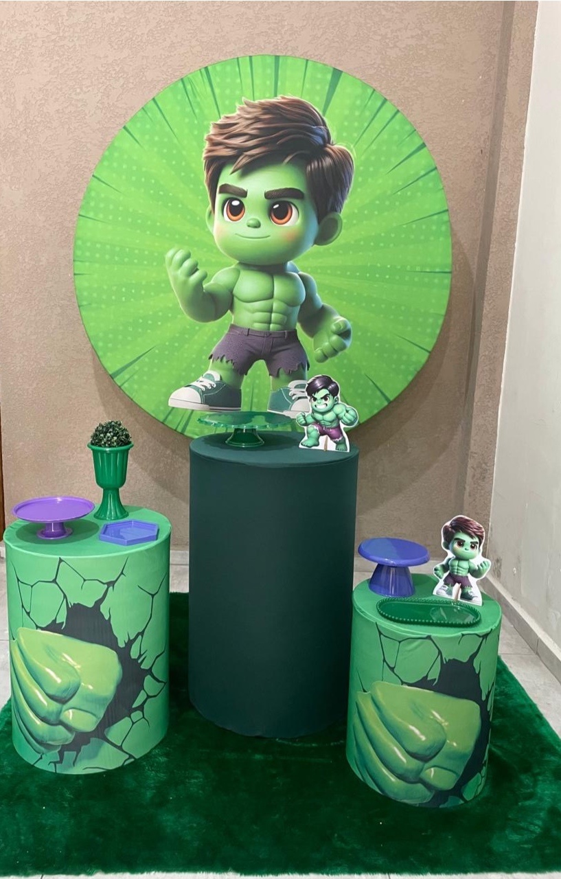 Kit Pm Básico Hulk - Jujuba Festa e Cia 