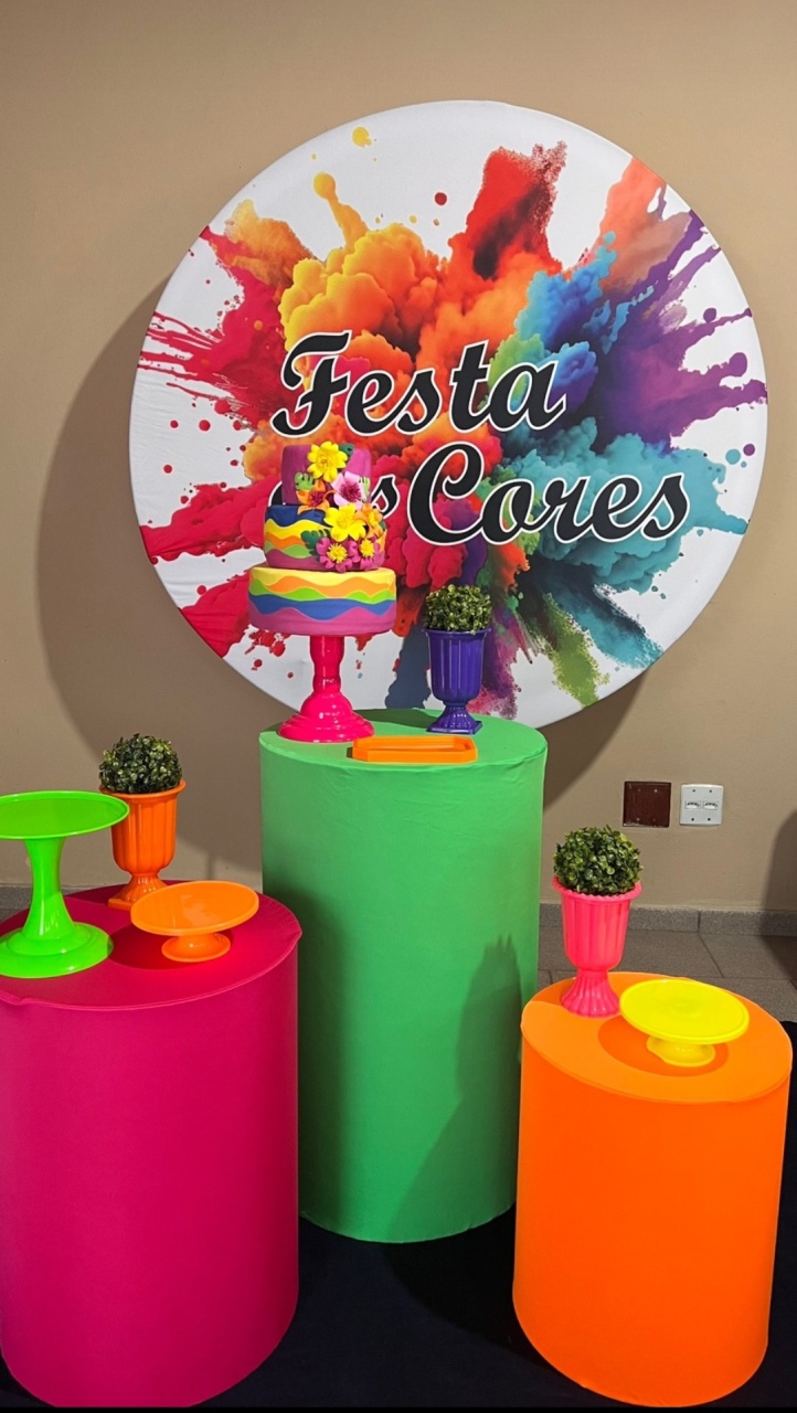 Festas das Cores  - Jujuba Festa e Cia 