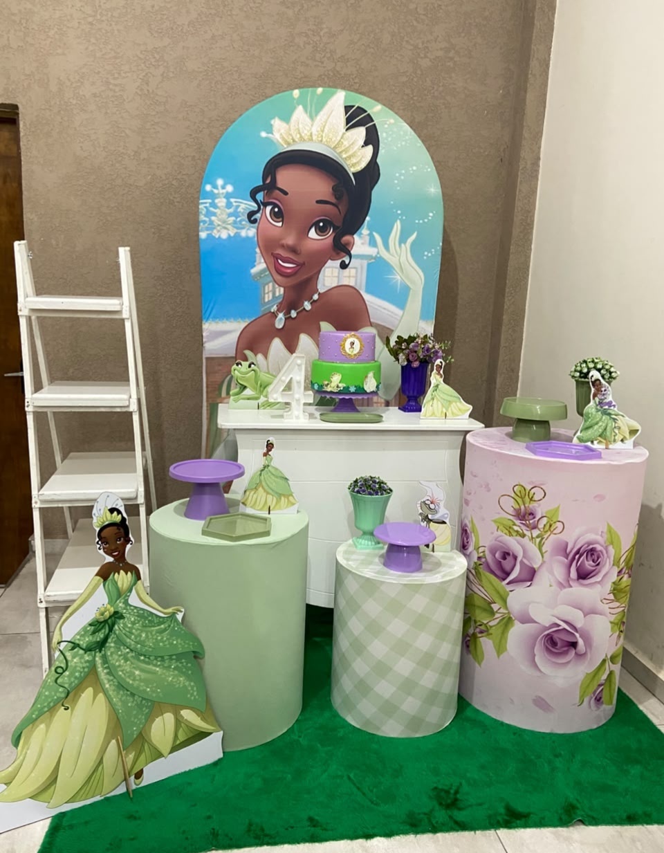 Kit Pm Grande Princesa Tiana - Jujuba Festa e Cia 