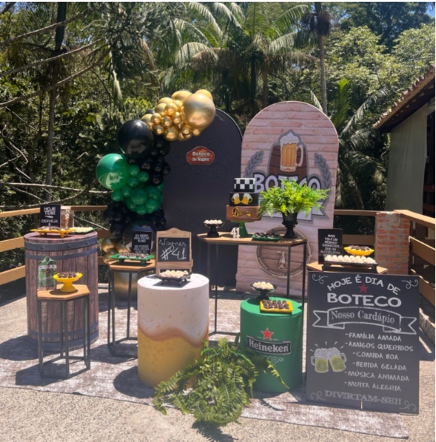 Decoração Completa Prime Boteco - Jujuba Festa e Cia 