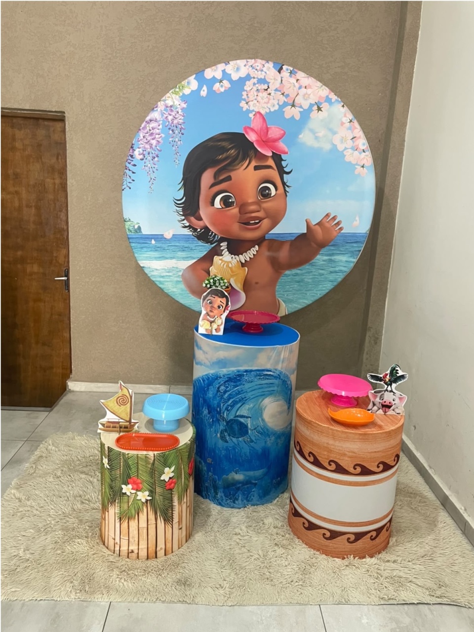 Kit Pegue Monte Básico Moana Baby - Jujuba Festa e Cia 