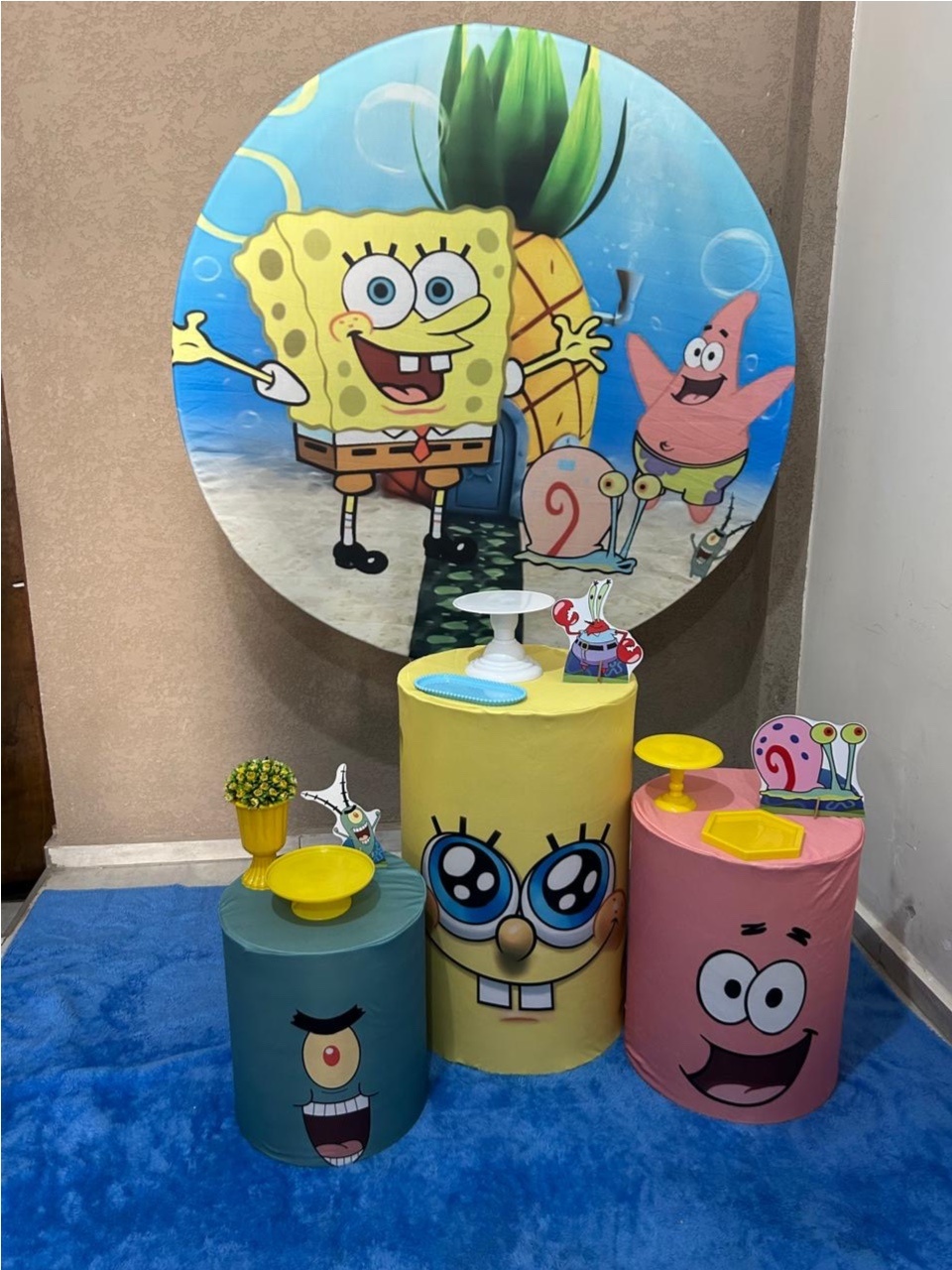 Kit Pm Básico Bob Esponja - Jujuba Festa e Cia 