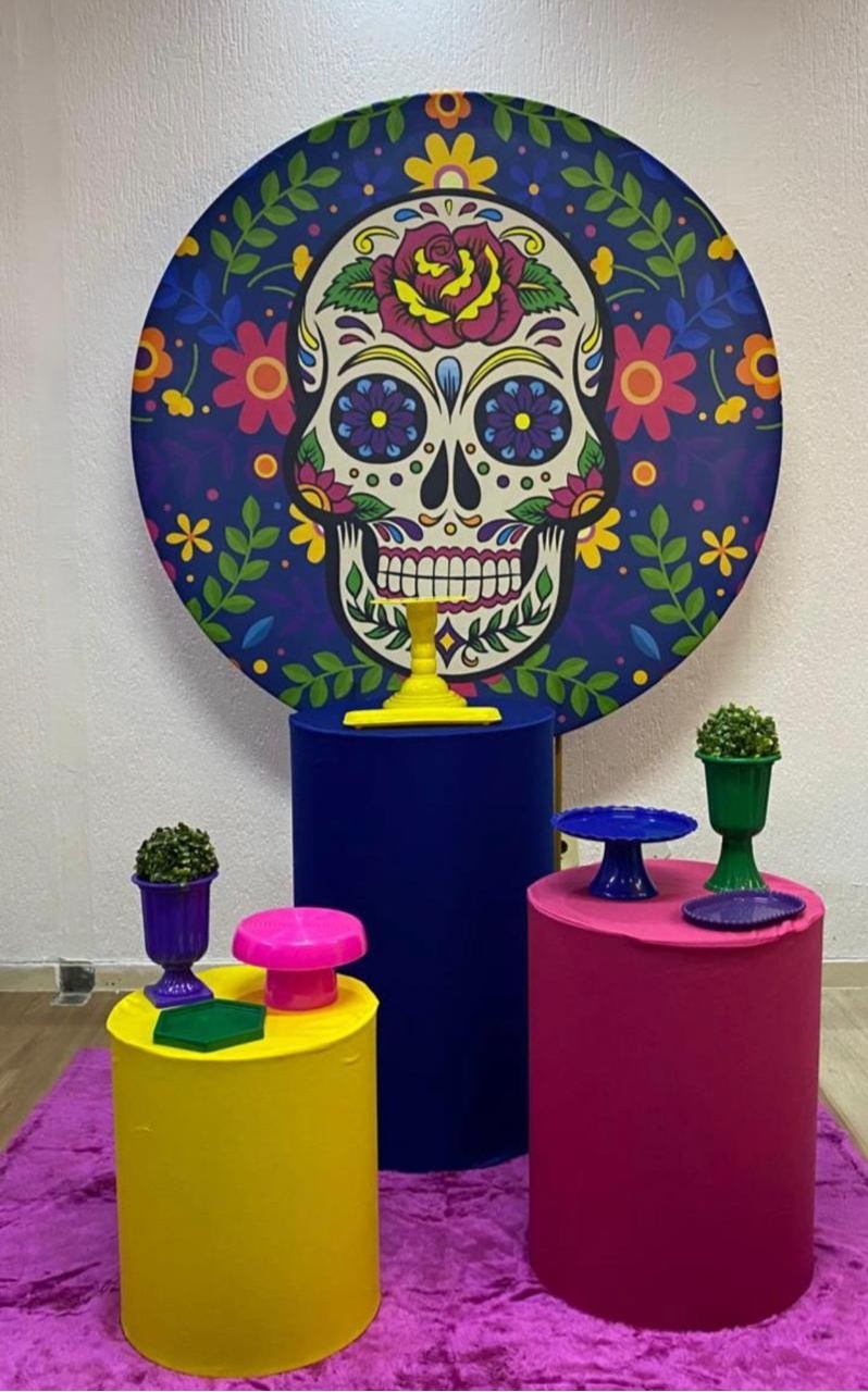 Kit Pegue Monte Básico Caveira Mexicana - Jujuba Festa e Cia 