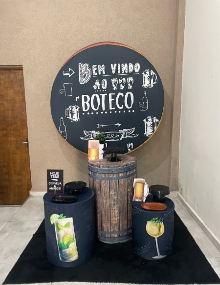 Kit Pm Básico Bem Vindo Ao Boteco - Jujuba Festa e Cia 