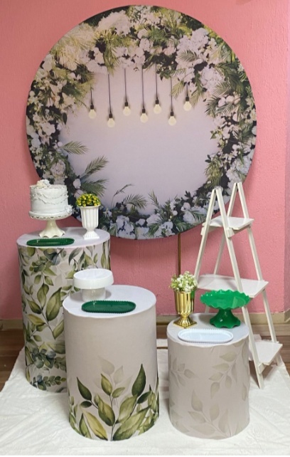 Kit Pm Médio Floral Com Luzes - Jujuba Festa e Cia 