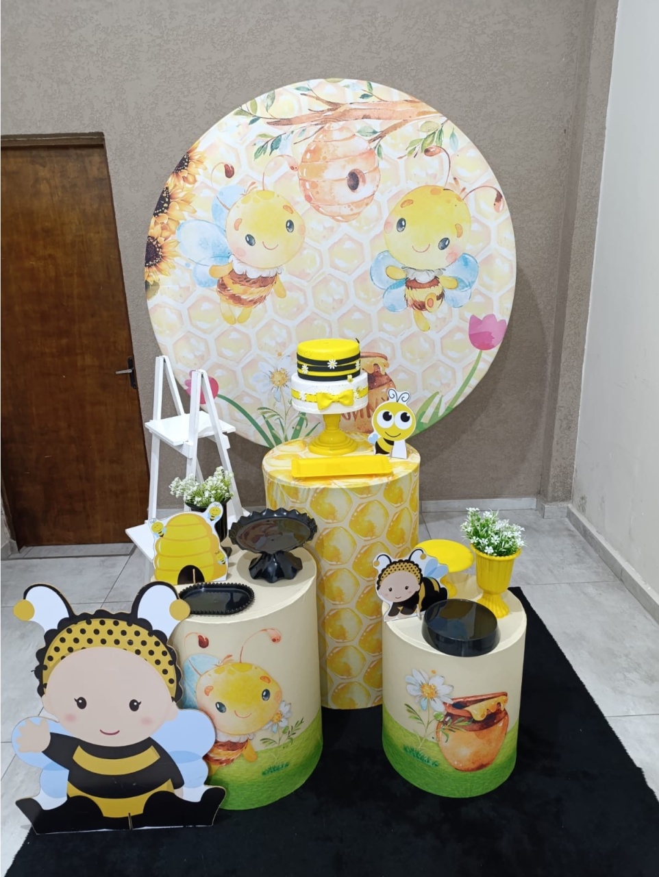 Kit Pm Médio Abelhinha - Jujuba Festa e Cia 