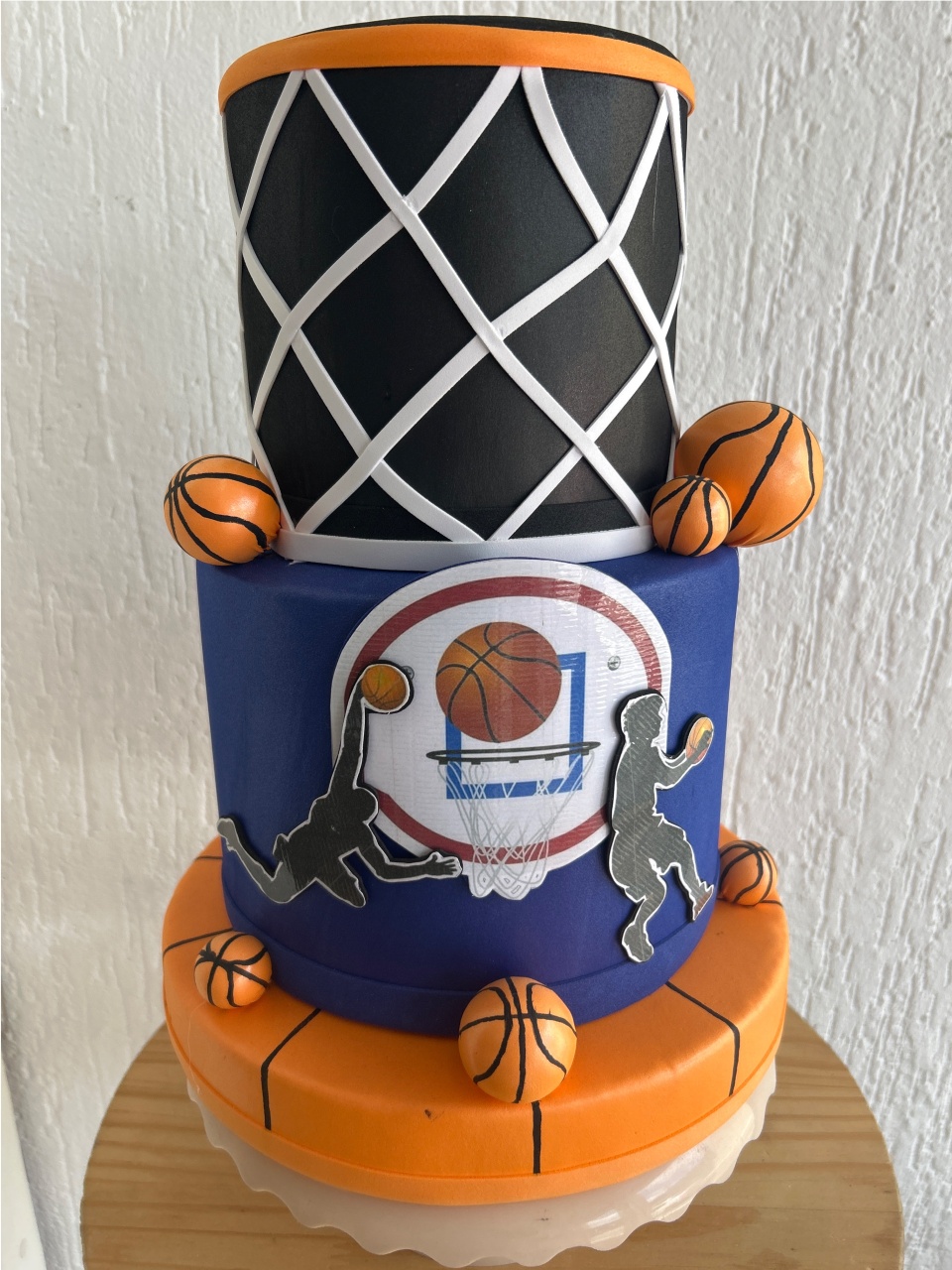 Bolo Fake Basquete - Jujuba Festa e Cia 