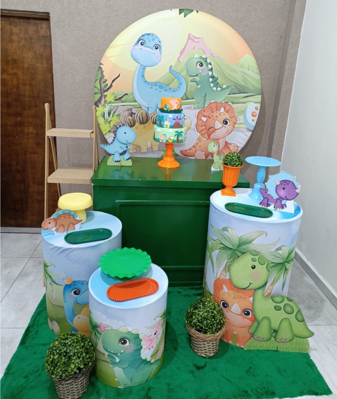 Kit Pm Grande Dino Baby - Jujuba Festa e Cia 