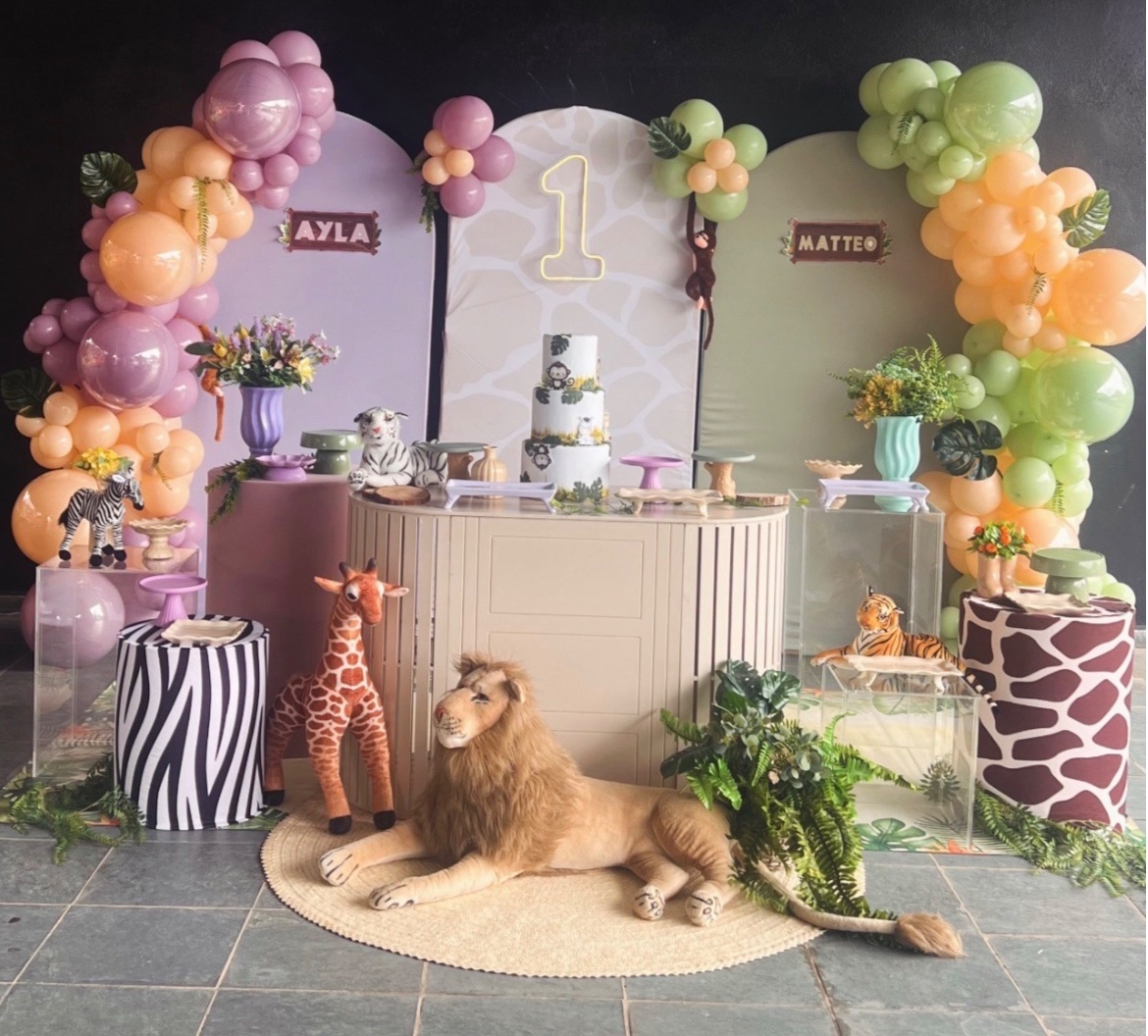 Decoração Completa Premium Safari - Jujuba Festa e Cia 