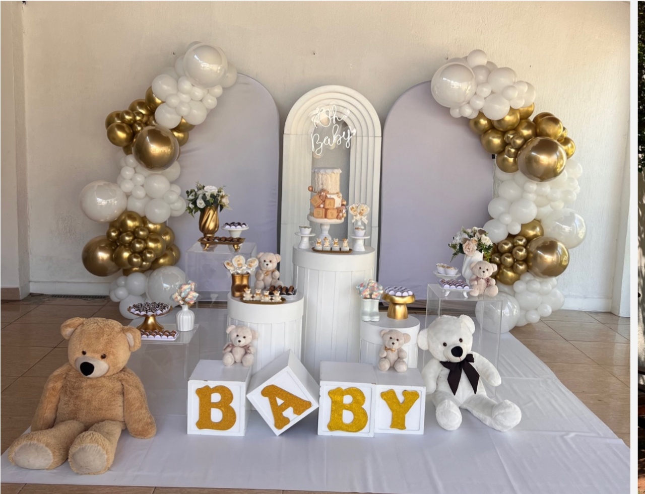 Decoração Completa Premium Chá Revelação  - Jujuba Festa e Cia 
