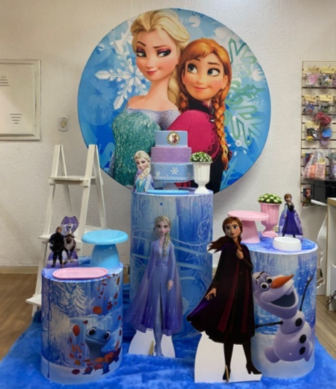 Kit Pm Médio Ana E Frozen - Jujuba Festa e Cia 