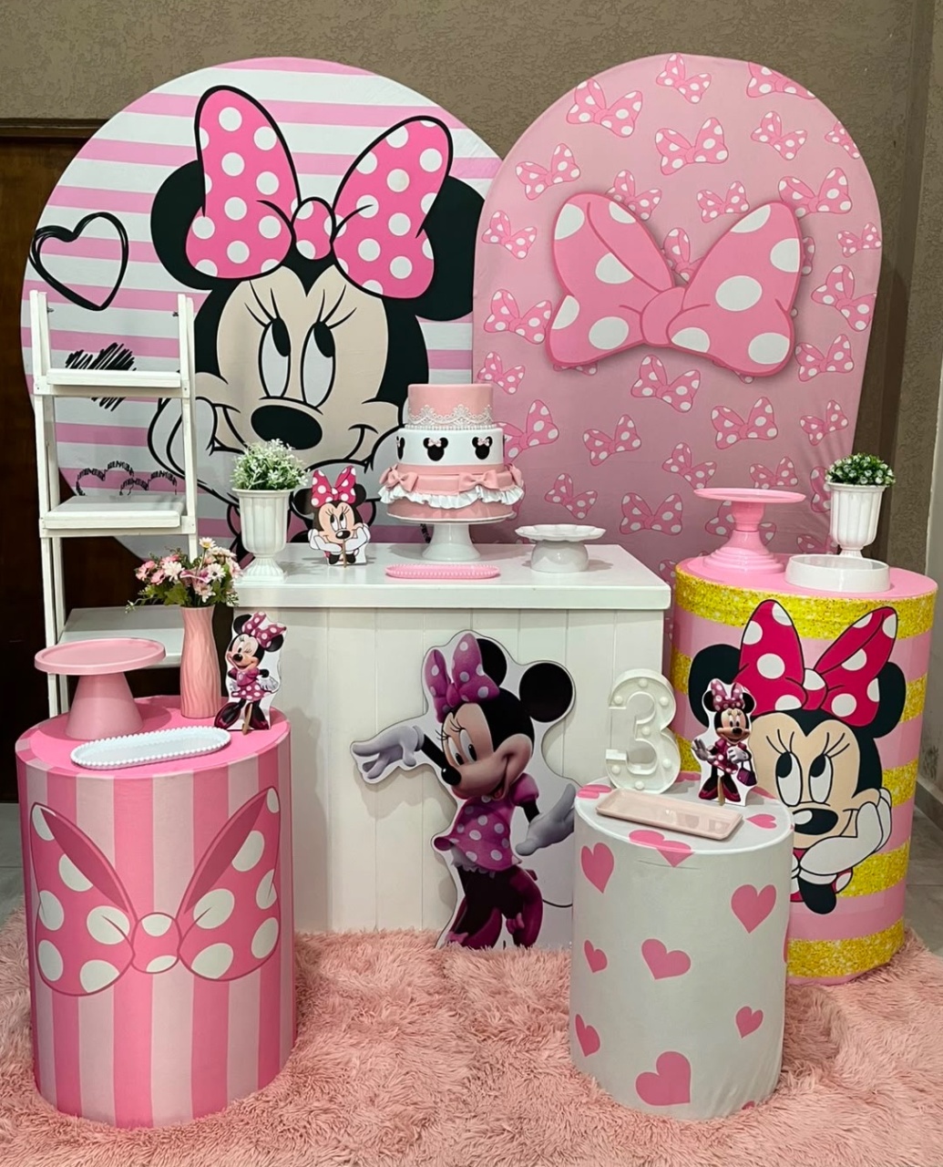 Kit Pm Essencial Minnie Cabeça - Jujuba Festa e Cia 