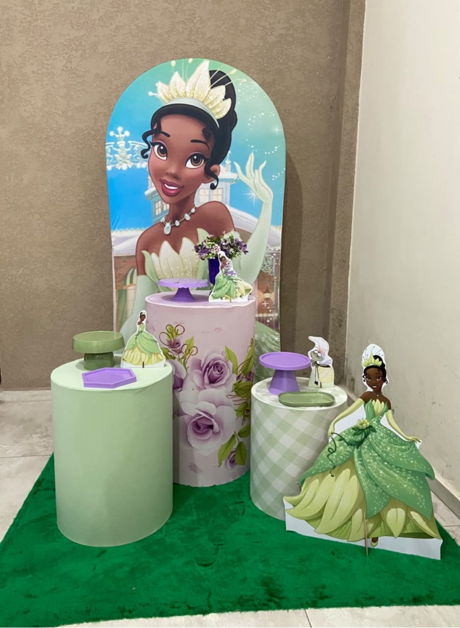 Kit Pm Básico Princesa Tiana - Jujuba Festa e Cia 