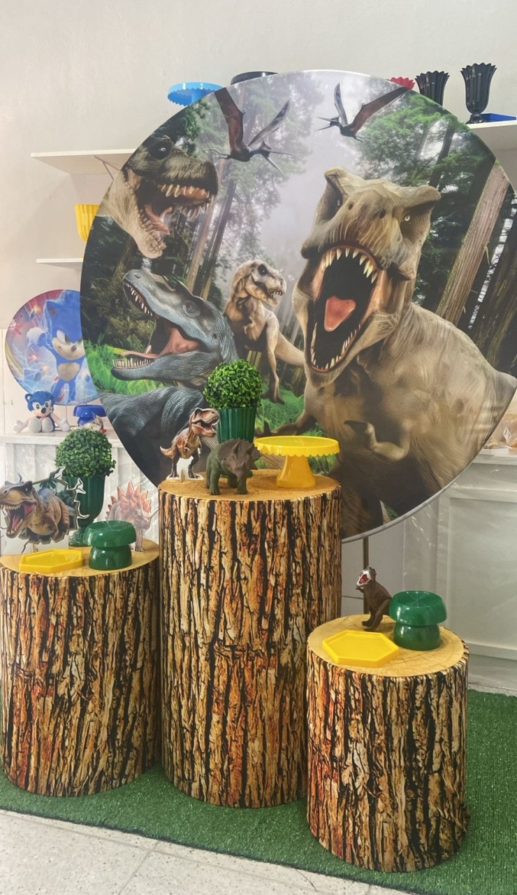 Kit Bronze - Dinossauros - AR de Festa